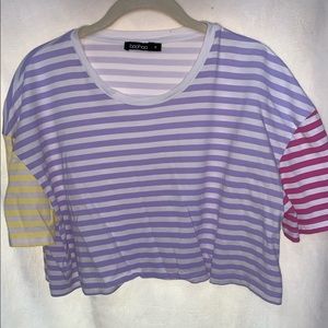 Pastel cropped tee